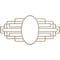 Ekena Millwork Elizabeth Wood Fretwork Pierced Ceiling Medallion, Hickory, 18"W x 9"H x 5"IW x 8 1/2"IH x 3/8"T CMWP18X09X0375EBHI - alternate 1